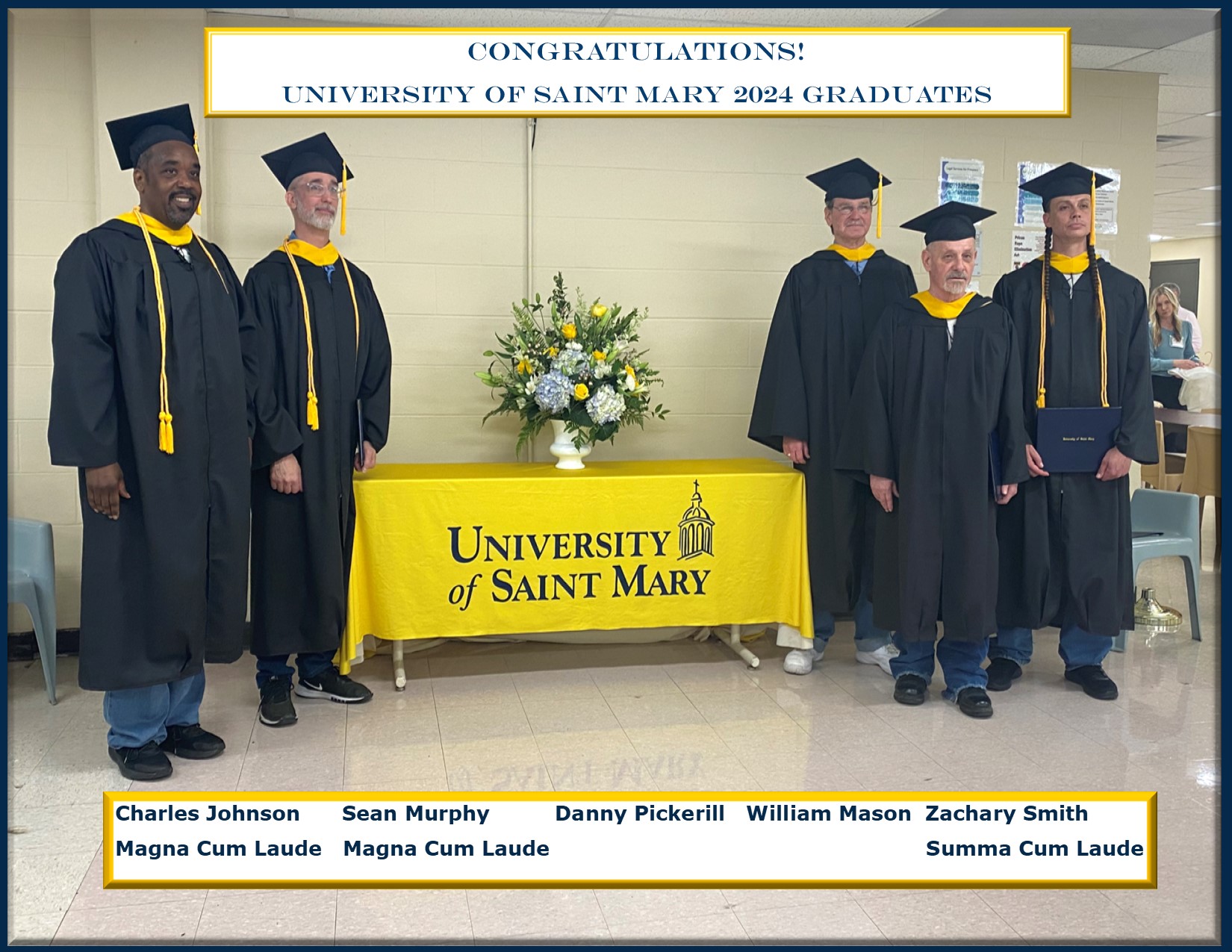 5 LCF Residents Graduate from University of Saint Mary